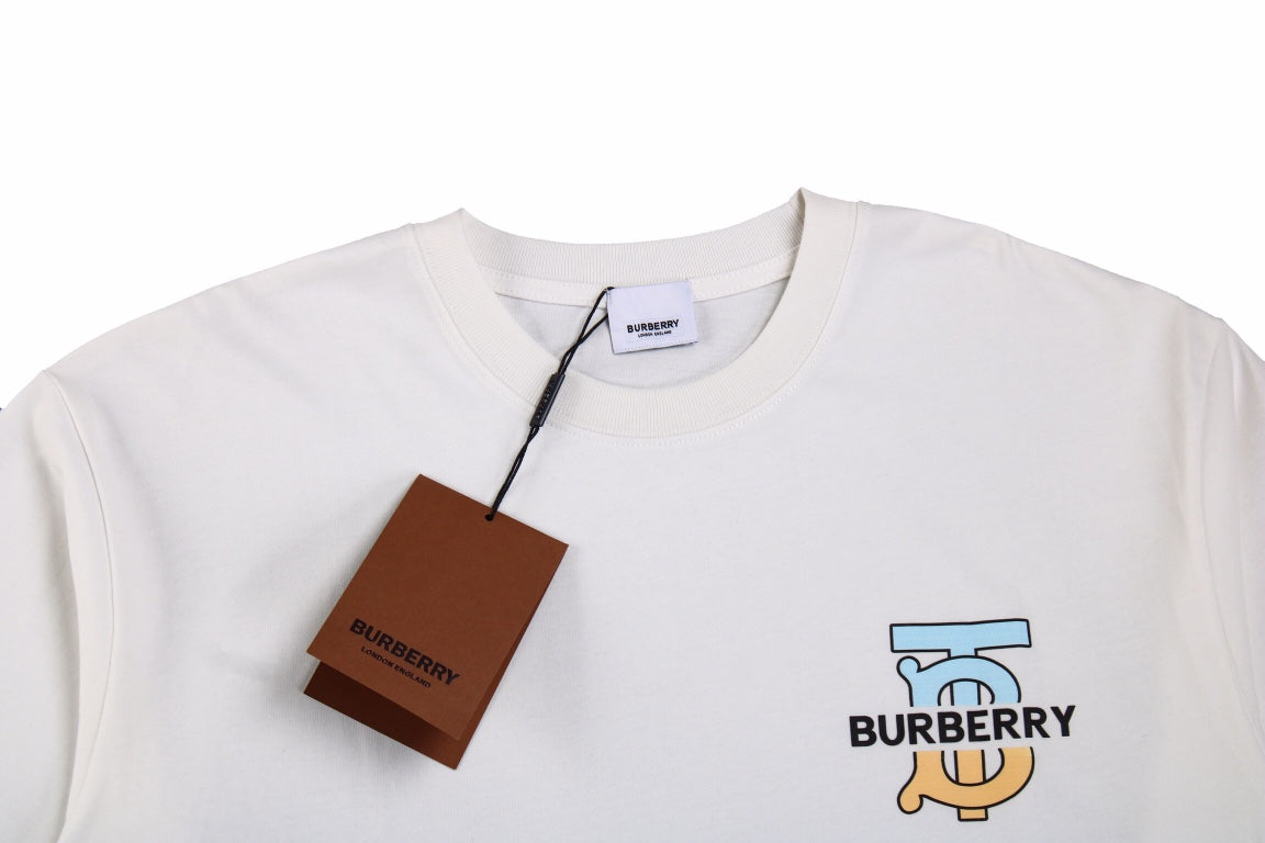 B**rry monogram t-shirt - white