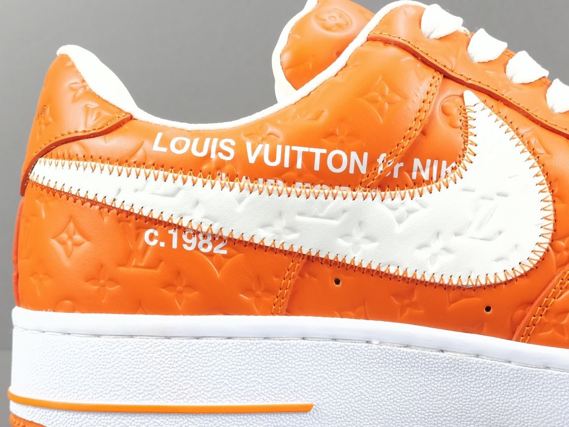 nike air force 1 x l**is V*t*n orange